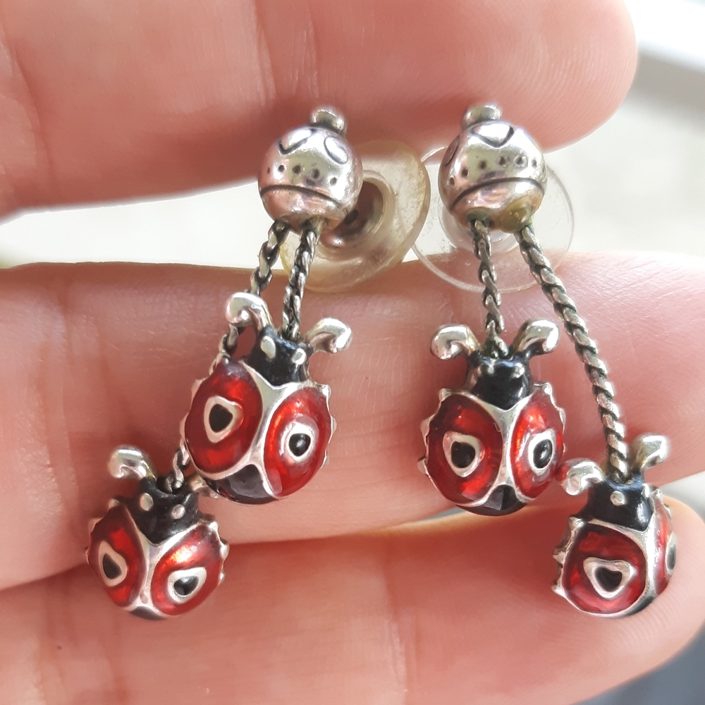 Brighton ladybug earrings